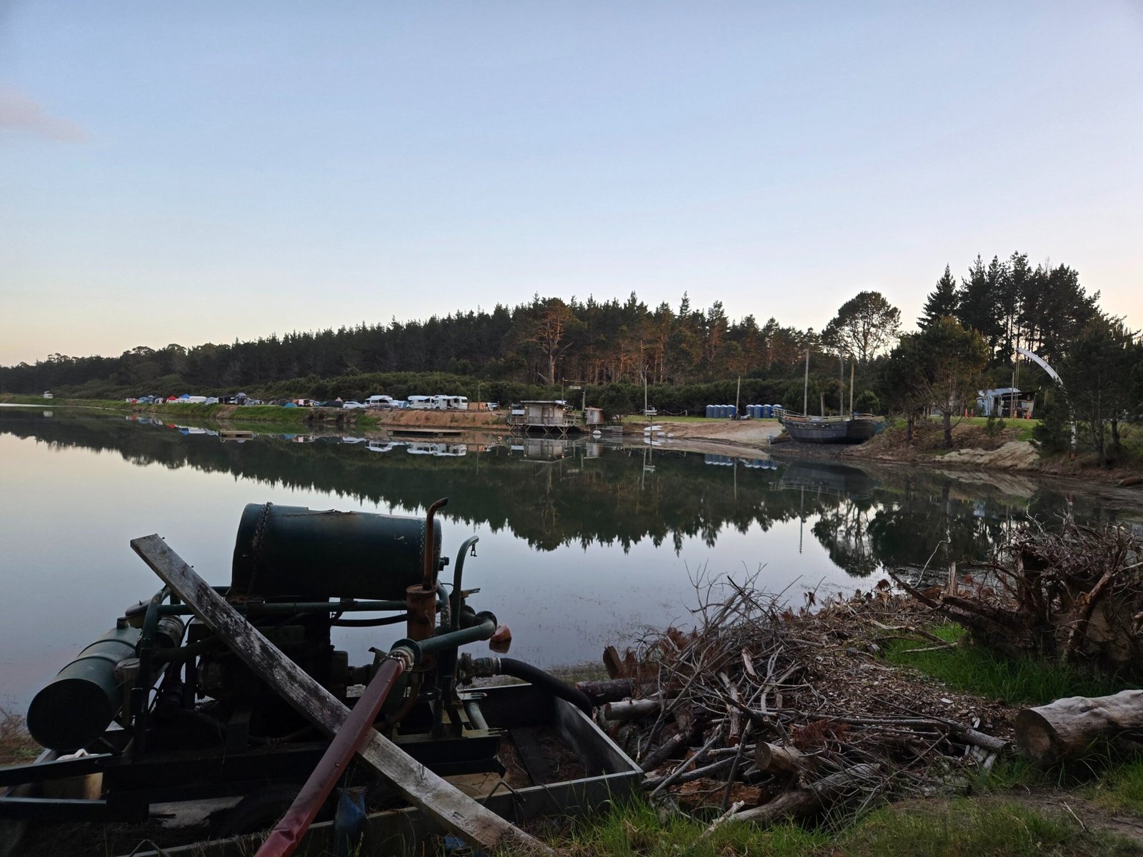 Perimeter fence and signage
