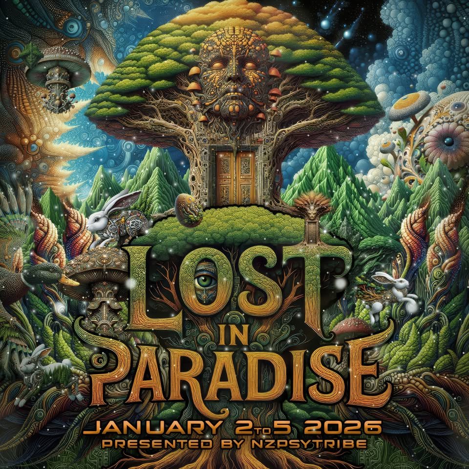 Lost in Paradise Festival crowd and stage at night